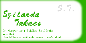 szilarda takacs business card